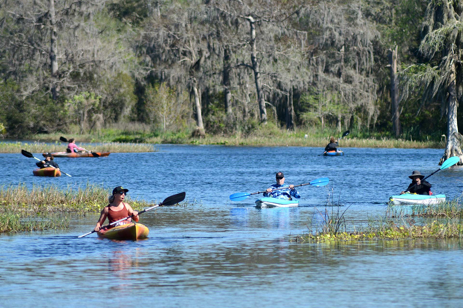 Kayaking in Dunnellon, Florida