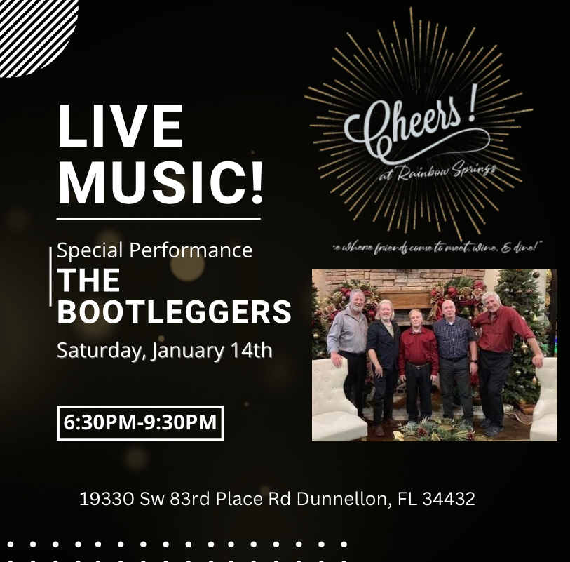 Live Music at cheers january 14th