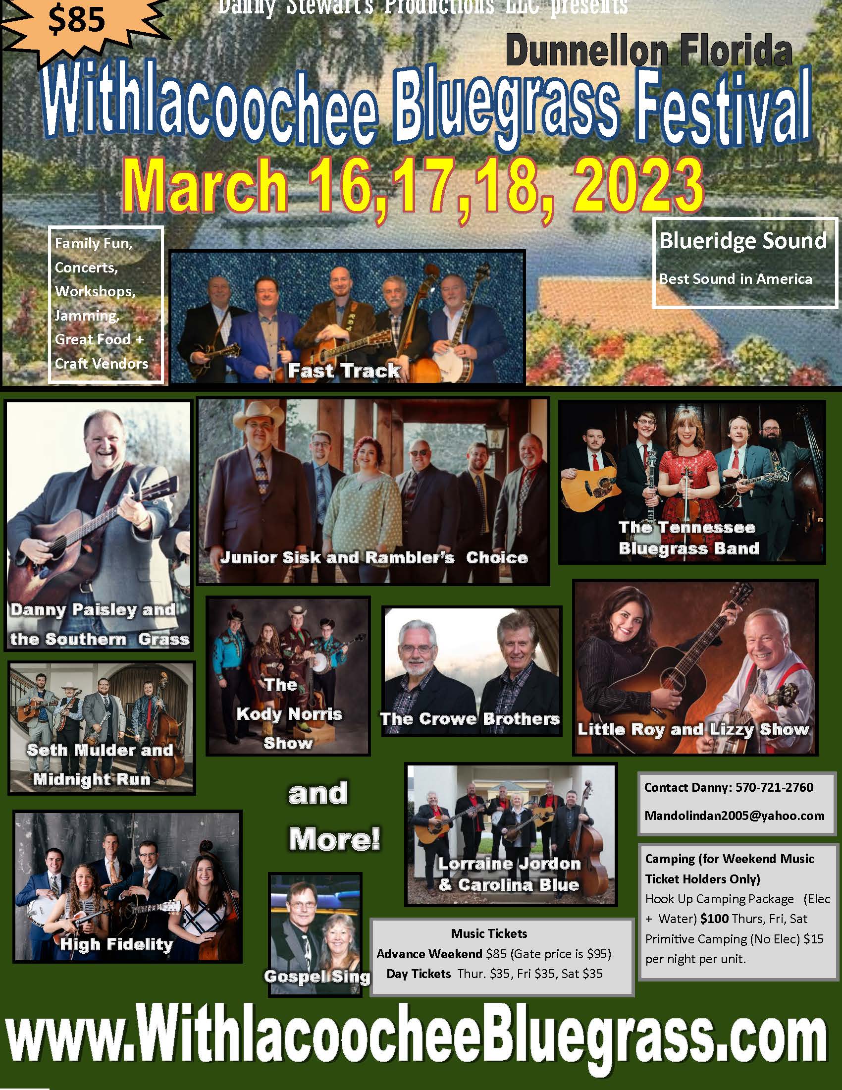 Withlacoochee Blue Grass Festival March 2023