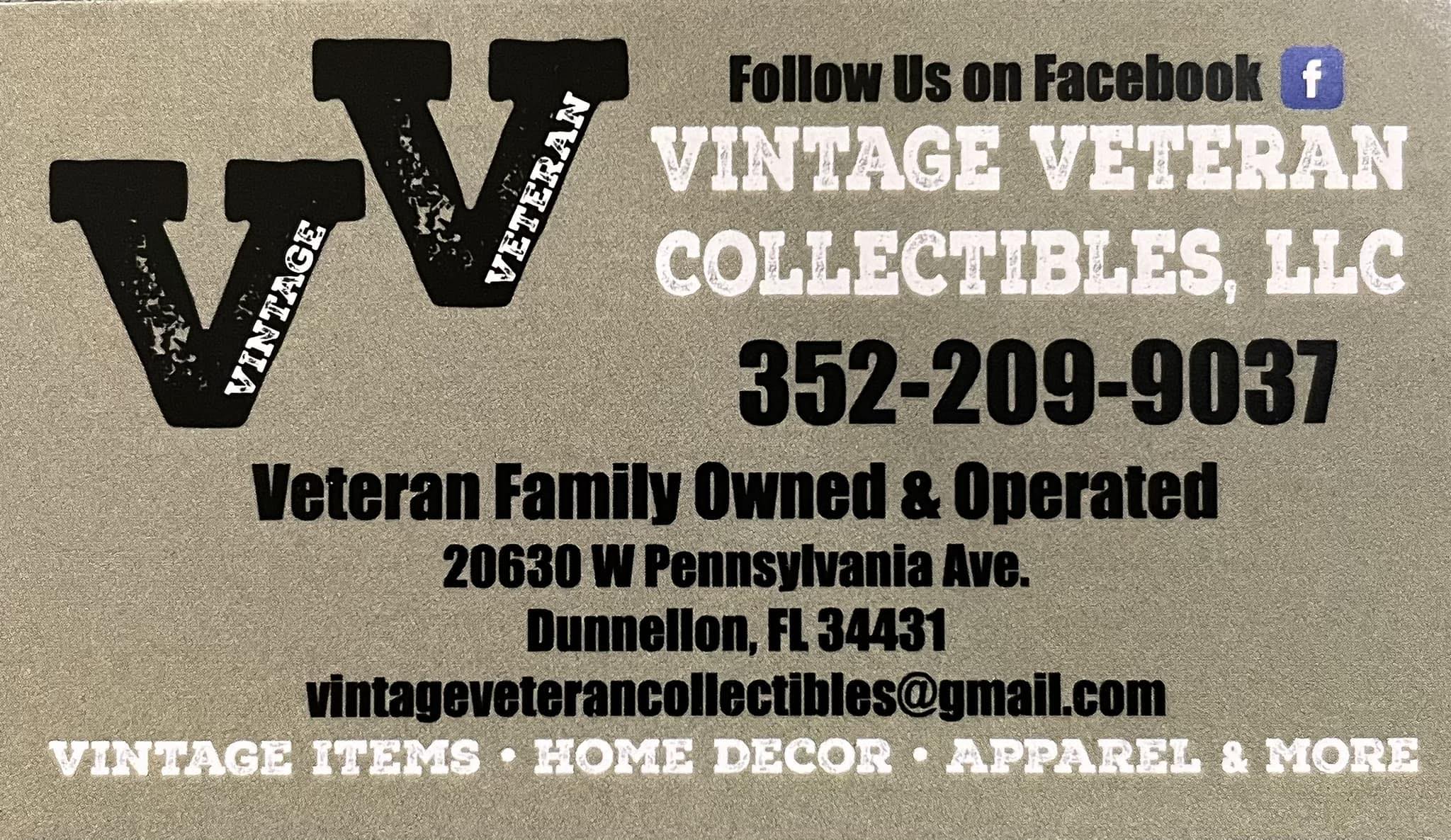 Vintage Veteran Business Card