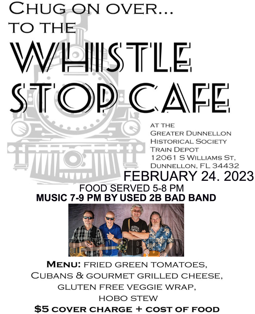Whistle Stop Cafe Used 2b Bad Band