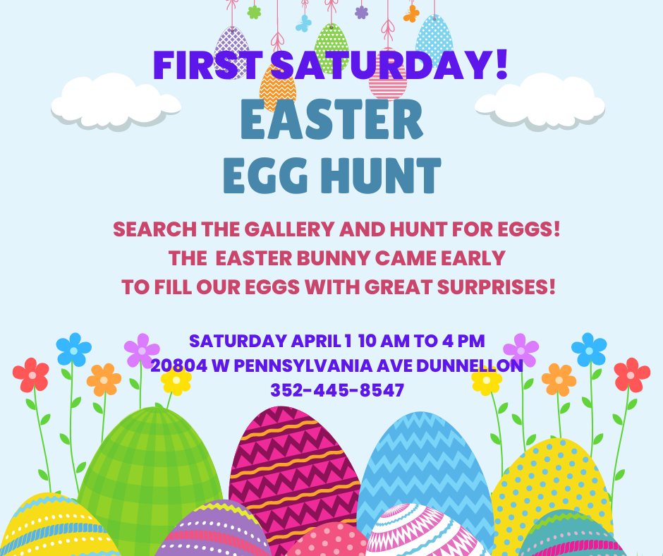First Saturday Easter Egg Hunt