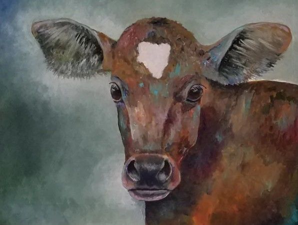 ACRYLIC ADVENTURES LET’S PAINT THE COW!