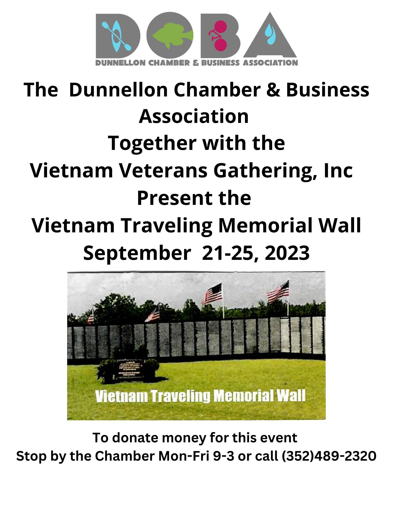 Vietnam Traveling Memorial Wall Dunnellon 2023