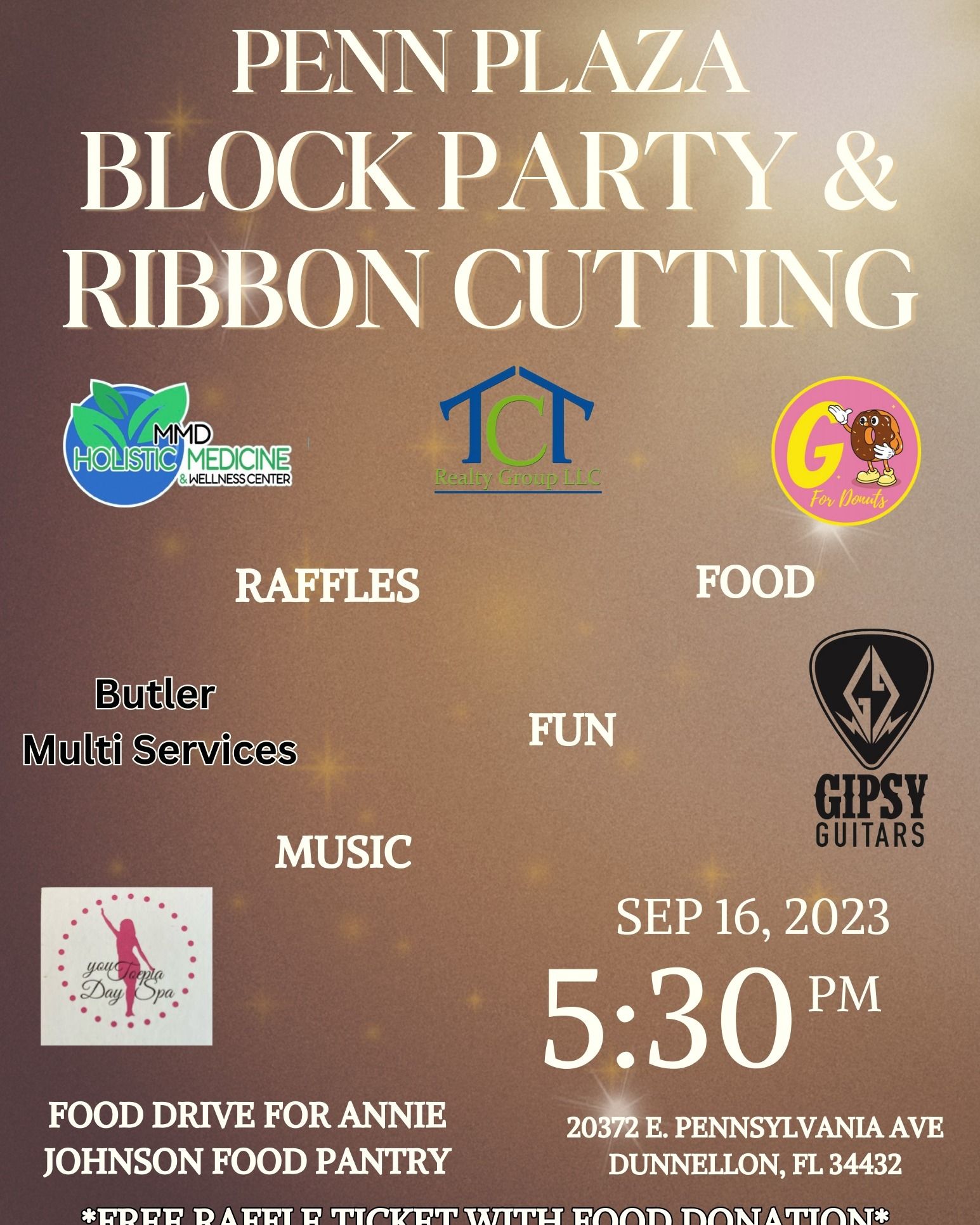 penn plaza block party and ribbon cutting