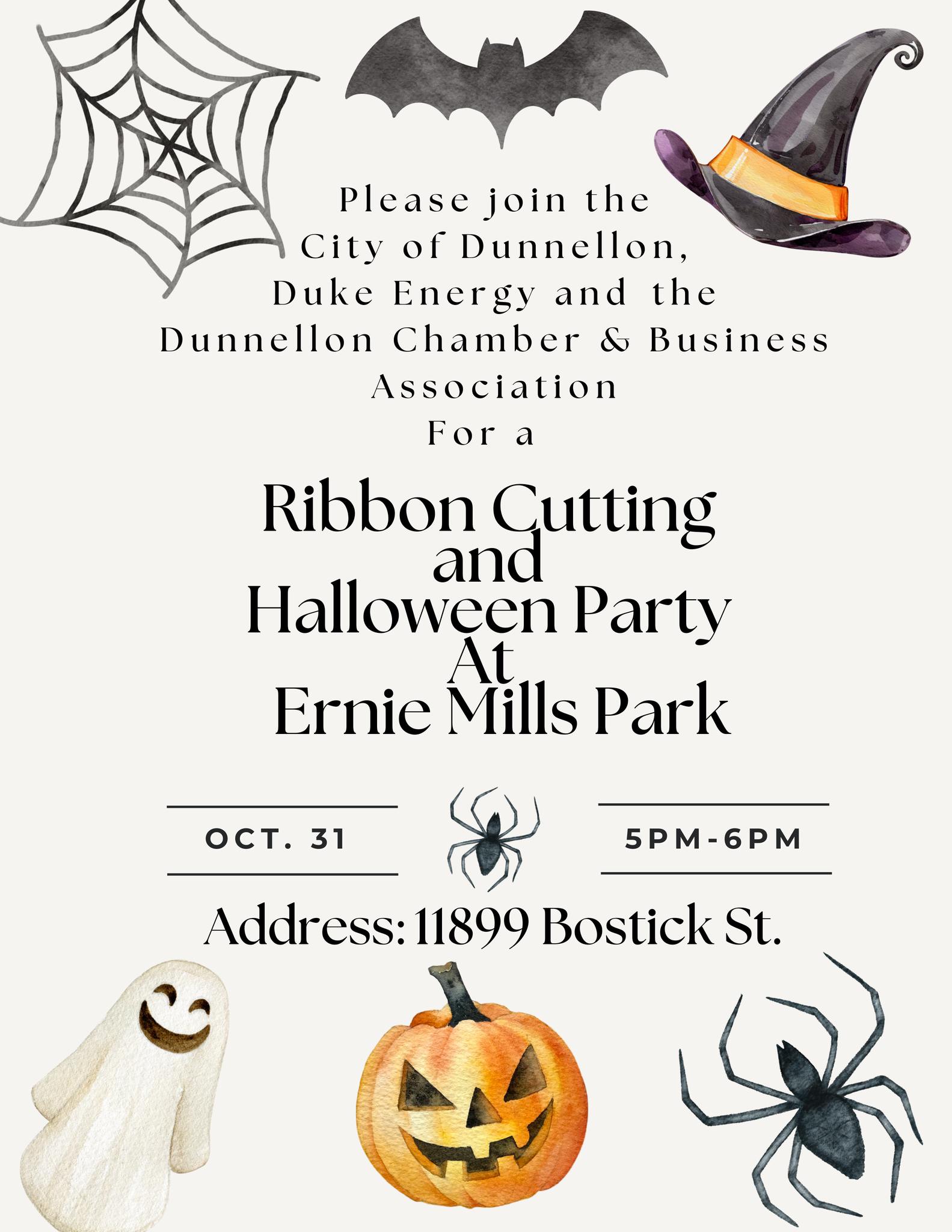 Ribbon Cutting and Halloween Party