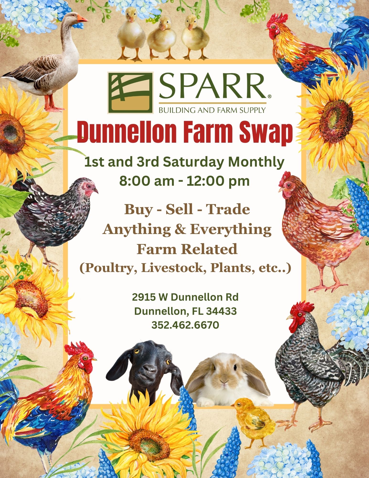 Sparr Dunnellon Farm Swap