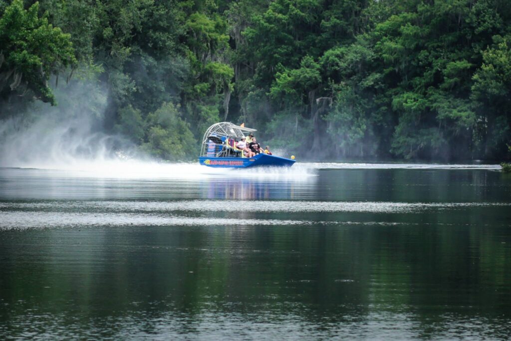 airboat tour on the withlacoochee river