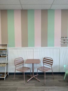 seating at larues icecream