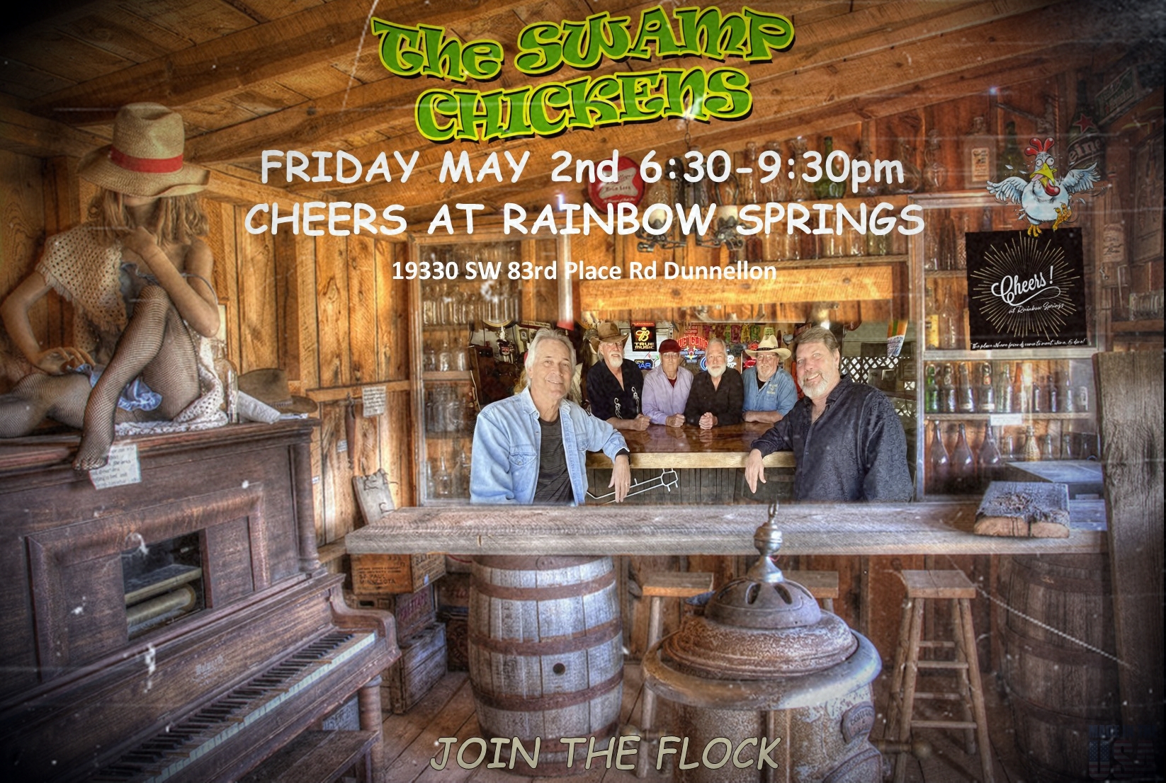 swamp chickens at cheers