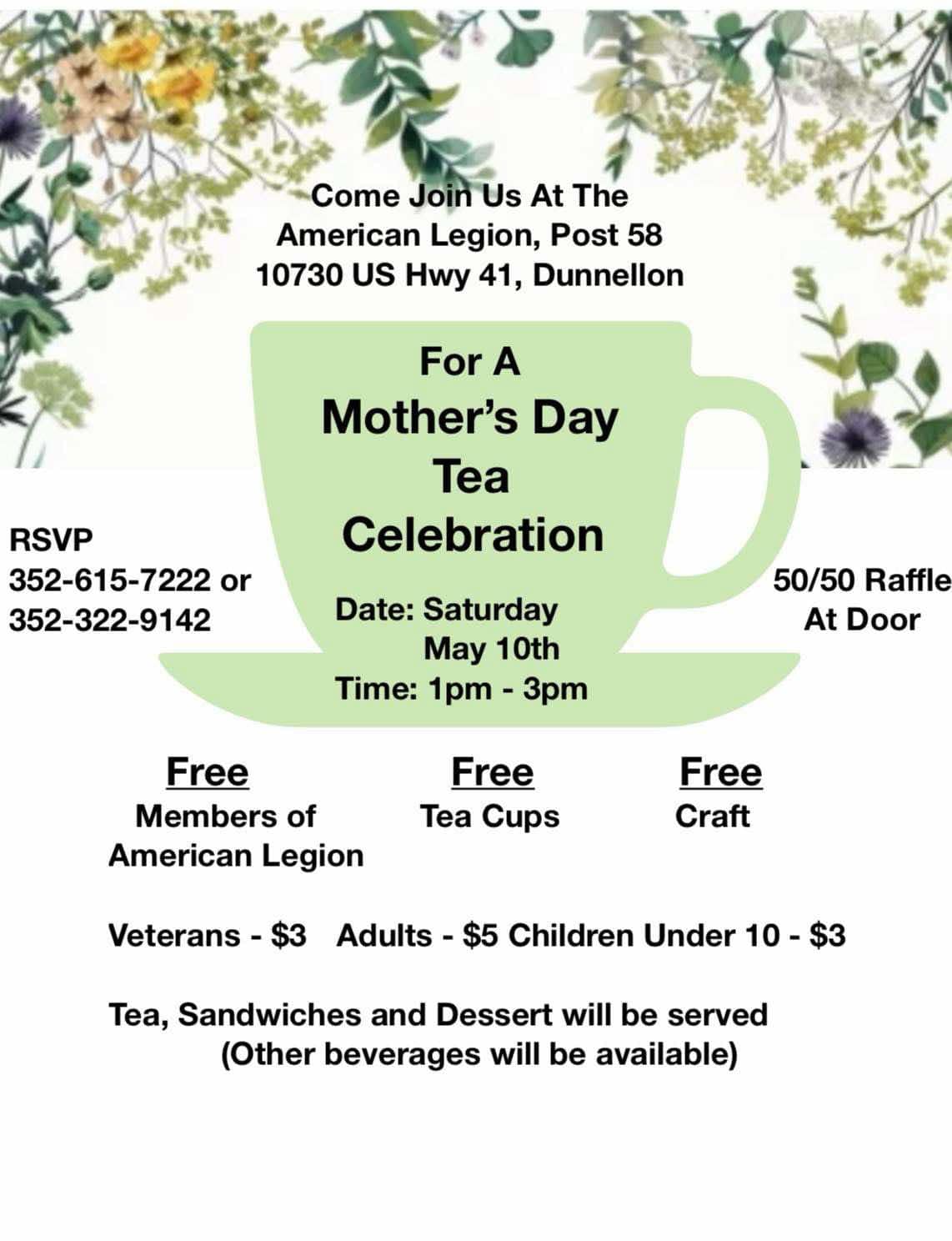 Mother's Day Tea Celebration