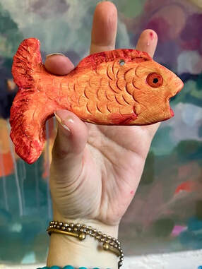 Fish Ornament - christmas in july
