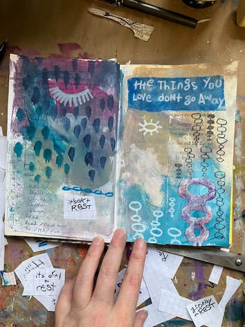 art journaling art class