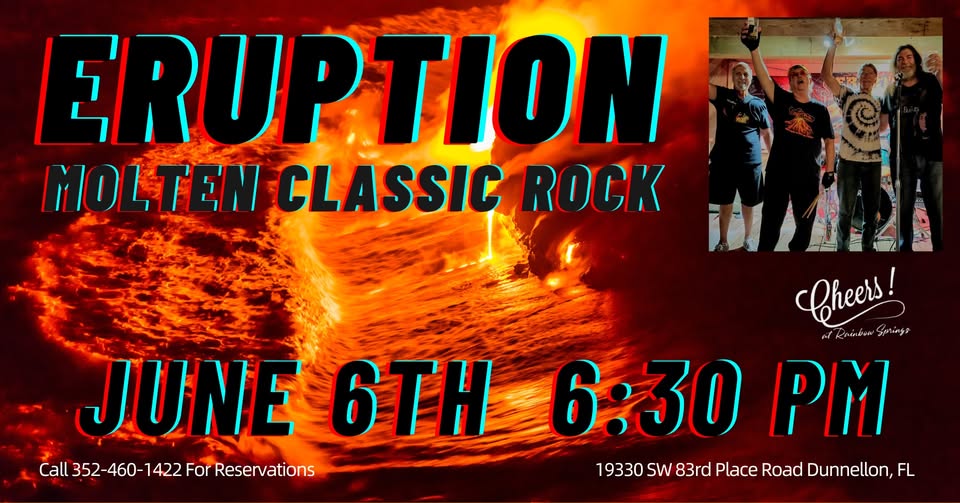 eruption live cheers