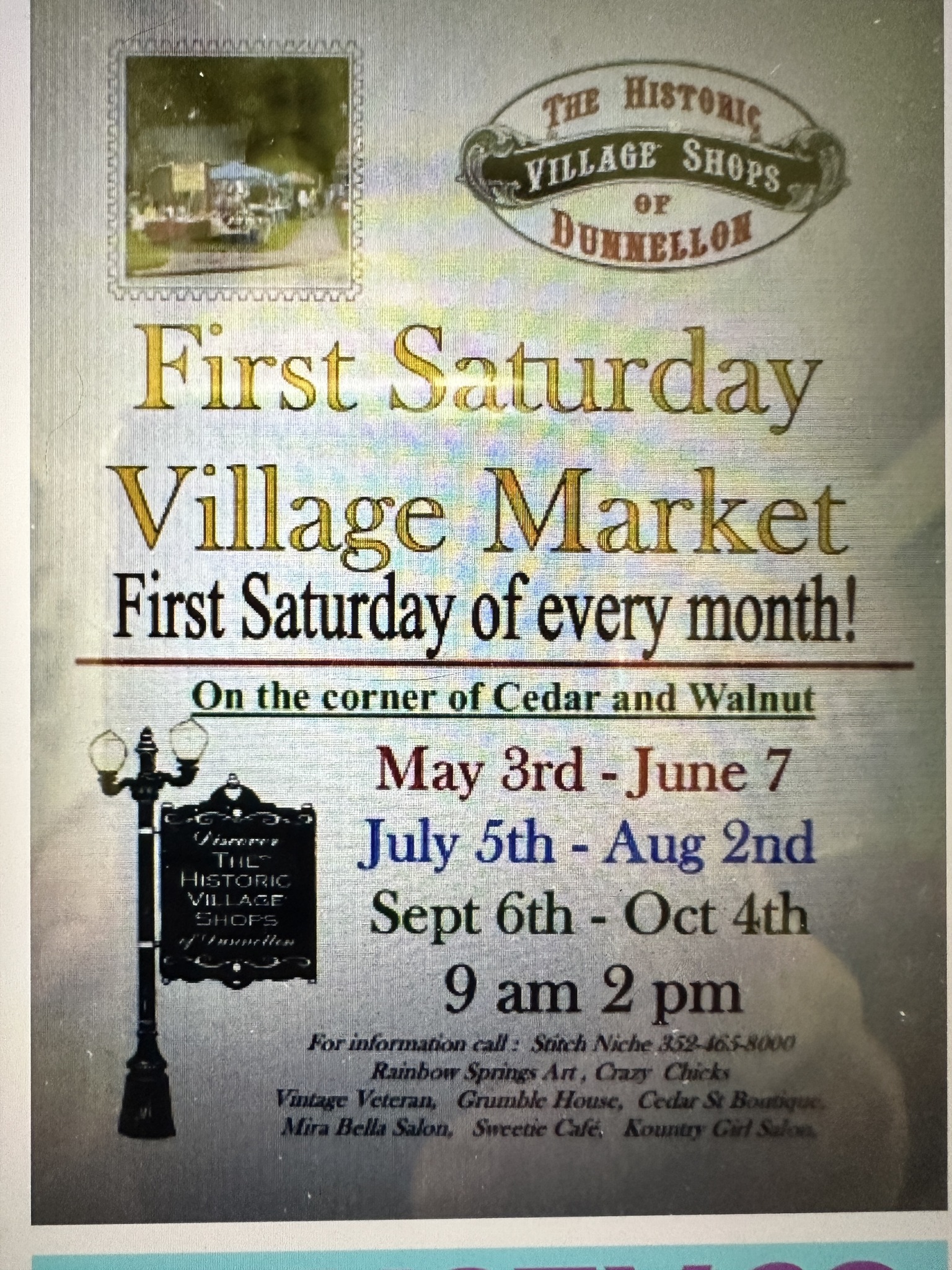 First Saturday Village Market