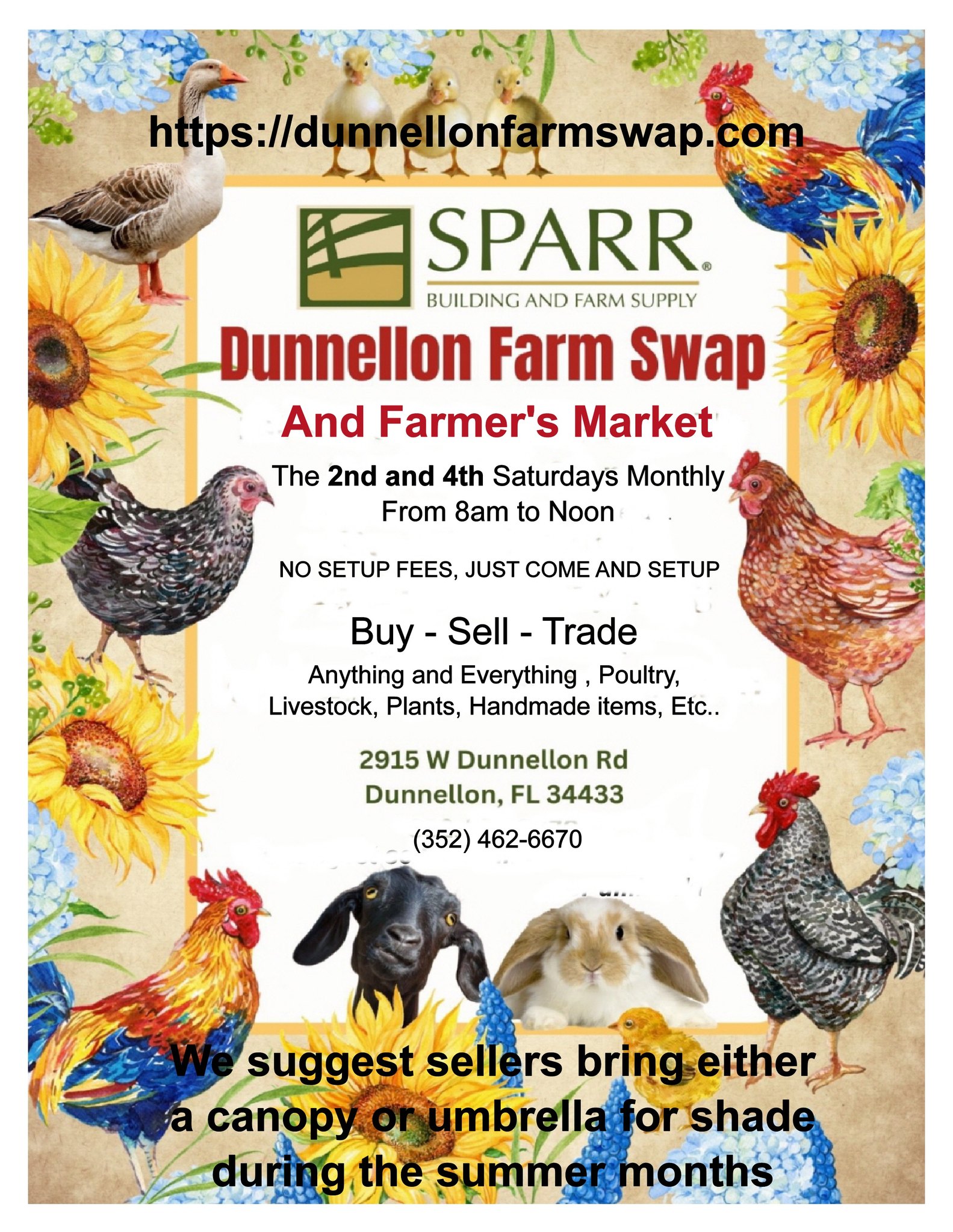 Sparr Dunnellon Farm Swap