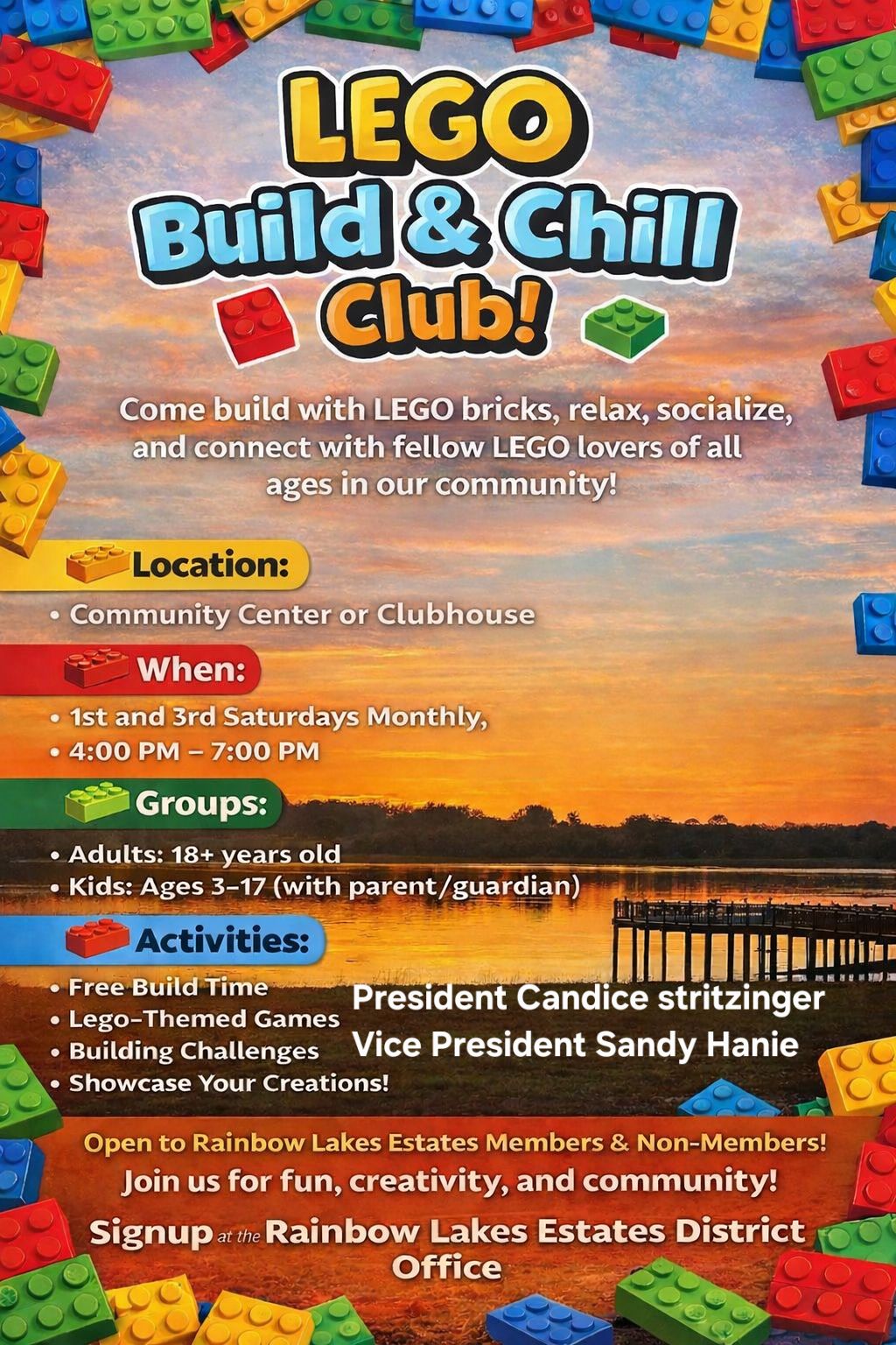 Lego Build & Chill Club!