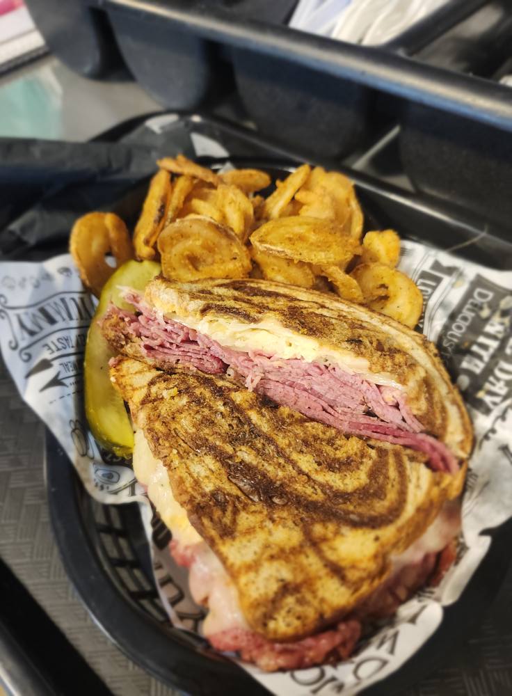 Reuben served at the works bistro in dunnellon fl