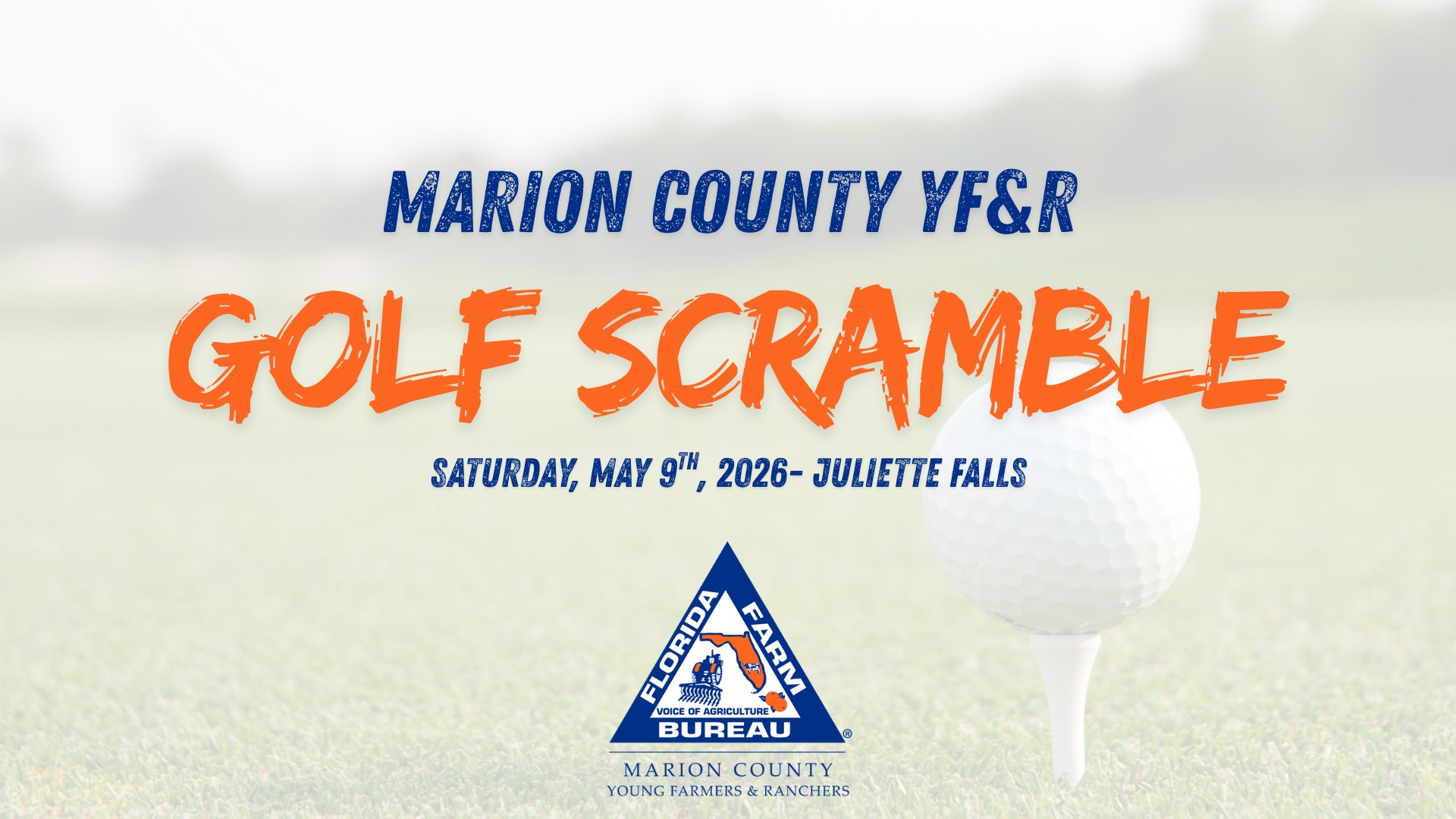 Marion County YF and R Golf Scramble